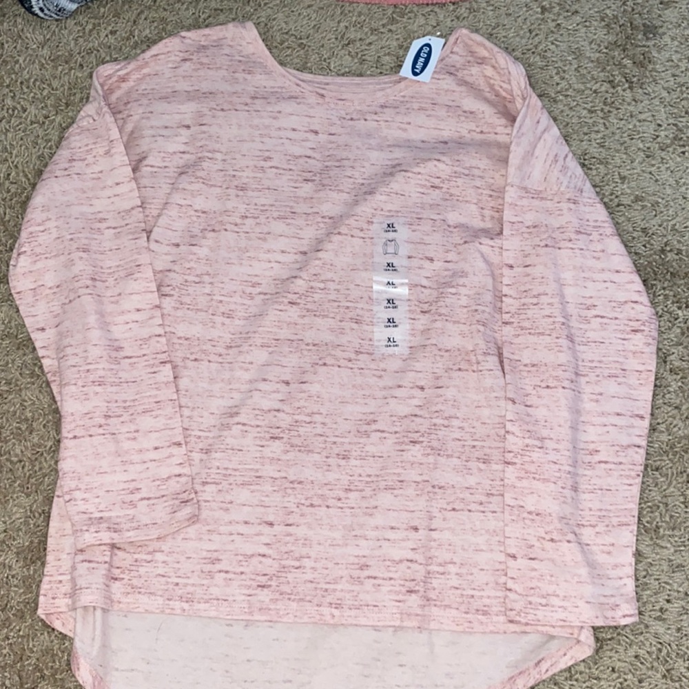 Old navy pink long sleeve